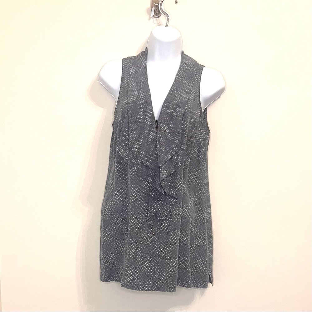 Halogen Sleeveless Silk Blouse